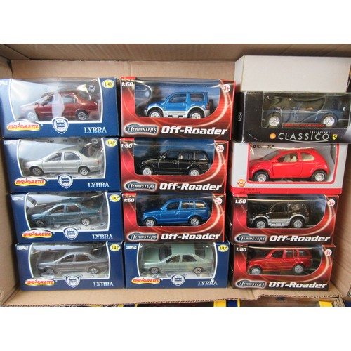 323 - MOTORMAX / MAJORETTE / TEAMSTER 1:43 & 1:60 Group of modern diecast cars. Mint in Excellent to Mint ... 