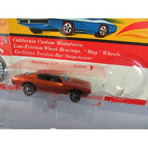 364 - HOT WHEELS REDLINE 6275 Mercedes-Benz 280sl with badge, Excellent on a partially opened pack and 621... 