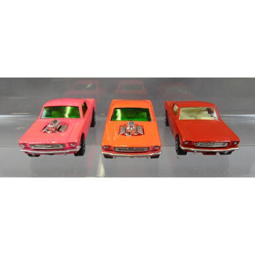 419 - MATCHBOX SUPERFAST No.8 Ford Mustang plus 2x No.8 Wildcat Dragster. Good Plus (super-detailed) in Ne... 