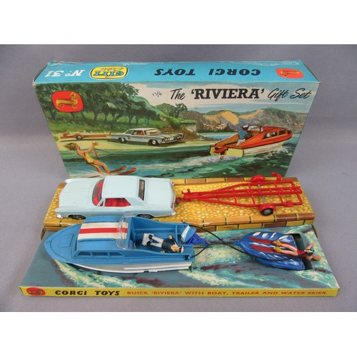 CORGI TOYS GS31 The ‘Riviera’ Giftset, overall Near Mint in an Excellent Box.