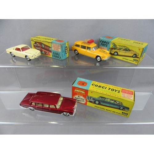 288 - CORGI TOYS 247 Mercedes 600 Pullman, Excellent (missing ‘3 pointed star’), in an Excellent Box, 239 ... 