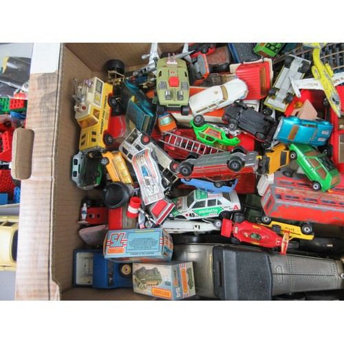 300 - DIECAST / RAILWAY, mixed lot to include Matchbox, Corgi, Lego and assorted railway rolling stock and... 