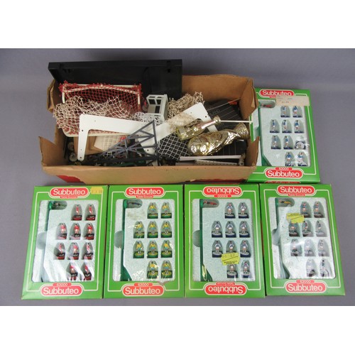 297 - SUBBUTEO, group to include 5 Boxed teams and a box of assorted figures and accessories. Fair to Exce... 