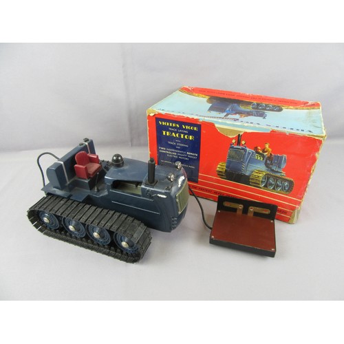 81 - VICTORY INDUSTRIES 1:16 scale Vickers Vigor Tractor, and dark blue. Appears complete, but untested, ... 