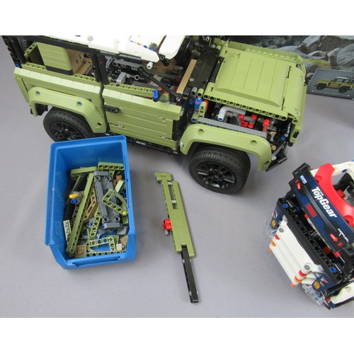 501 - LEGO TECHNIC Land Rover Defender (42110) – no instructions, App-Controlled Top Gear Rally Car (42109... 