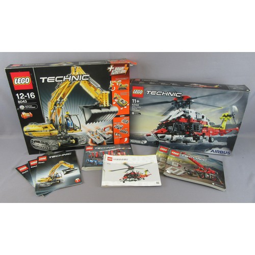 506 - LEGO TECHNIC, large quantity of parts, with instructions/boxes for various models to include 8043 Ex... 