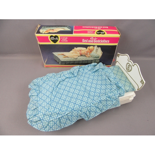 147 - VINTAGE SINDY Dolls and Accessories to include Sindy’s Home, Bed & Bedclothes, Hair Dryer, 3 dolls a... 