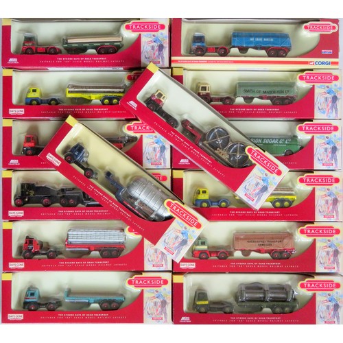 183 - TRACKSIDE 14 x Articulated Diecast Vehicles to include: DG111001 Sentinel Ballast Box with Drawbar L... 