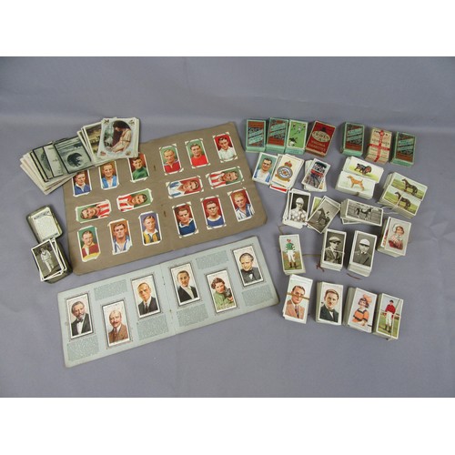 296 - VINTAGE CIGARETTE CARDS by WILLS & OGDENS to include Football, Cricket, Horse, Horse Racing, Dogs, R... 