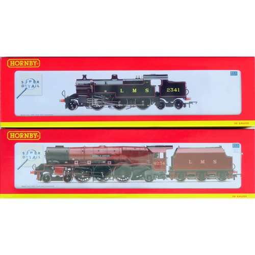 157 - HORNBY (China) 00 gauge LMS Locos comprising: R3119 Princess Coronation Class 4-6-2 “Duchess of Aber... 