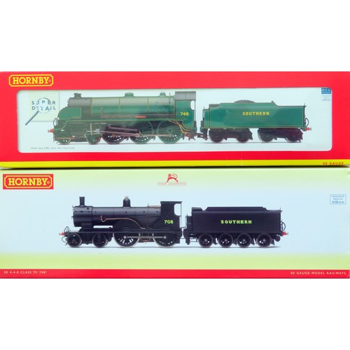 159 - HORNBY (China) 00 gauge Southern Region Locos comprising: R3108 Class T9 4-4-0 Loco and Tender No. 7... 