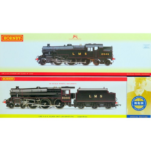 167 - HORNBY (China) 00 gauge LMS Locos comprising: R2323 NRM Class 5MT 4-6-0 Loco and Tender No. 5000 LMS... 