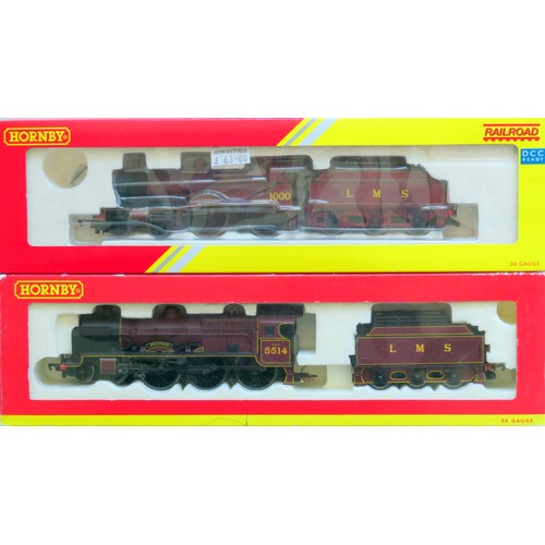 168 - HORNBY (China) 00 gauge LMS Locos comprising: R2182 Class 5XP Patriot 4-6-0 “Holyhead” Loco and Tend... 