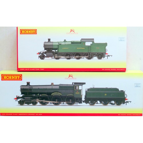 169 - HORNBY (China) 00 gauge GWR Locos comprising: R3552 Grange Class “Aberporth Grange” Loco and Tender ... 