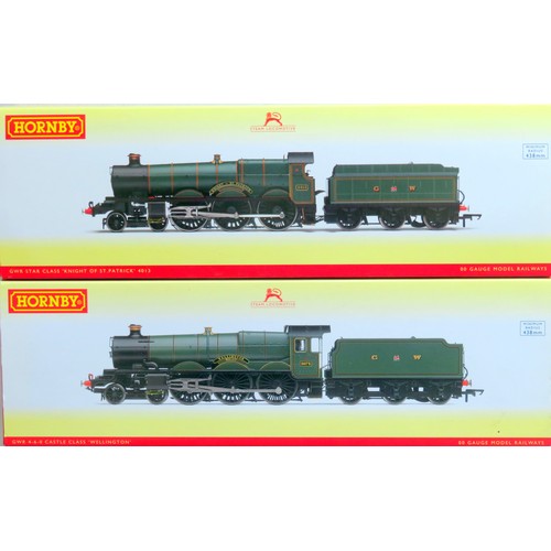 170 - HORNBY (China) 00 gauge GWR Locos comprising: R3105 Castle Class 4-6-0 “Wellington” Loco and Tender ... 