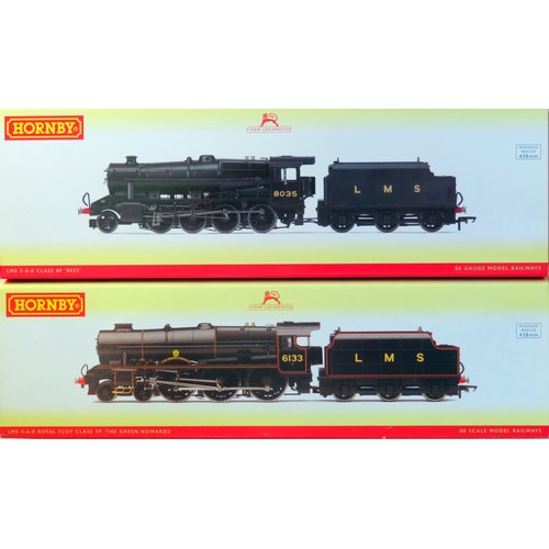 171 - HORNBY (China) 00 gauge LMS Locos comprising: R2631 Class 7P 4-6-0 “The Green Howards” Loco and Tend... 