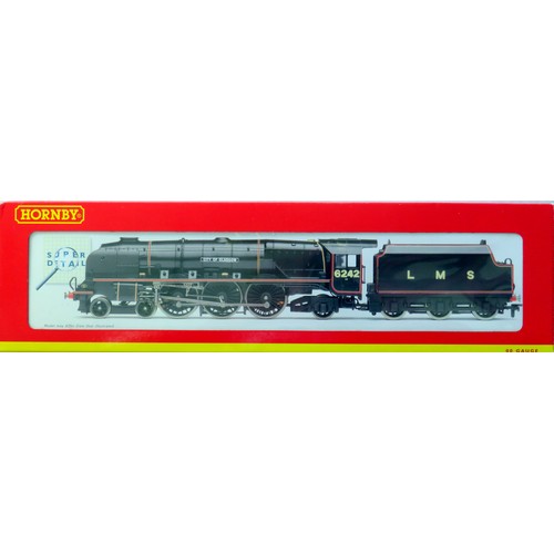 178 - HORNBY (China) 00 gauge R2311 Duchess Class 4-6-2 “City of Glasgow” Loco and Tender No. 6242 LMS lin... 