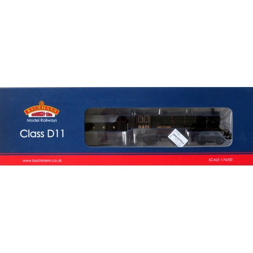 229 - BACHMANN 00 gauge 31-137A Class D11/2 4-4-0 “James Fitzjames” Loco and Tender No. 6401 LNER lined bl... 