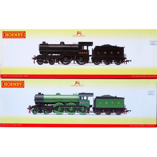 244 - HORNBY (China) 00 gauge LNER Locos comprising: R3430 Class B12 4-6-0 Loco and Tender No. 8573 LNER l... 