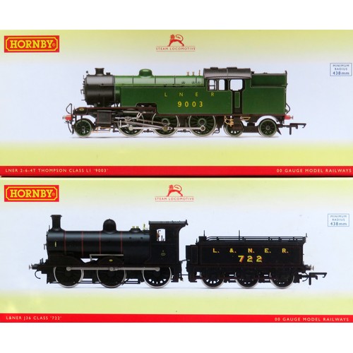 259 - HORNBY (China) 00 gauge LNER Locos comprising: R3189 Thompson Class L1 2-6-4 Tank Loco No. 9003 LNER... 