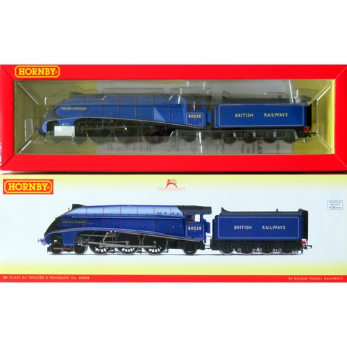 276 - HORNBY (China) 00 gauge R3701 Class A4 4-6-2 “Walter K. Whigham” Loco and Tender No. 60028 BR lined ... 