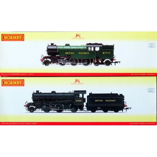 283 - HORNBY (China) 00 gauge BR Locos comprising: R2959 Thompson L1 2-6-4 Tank Loco No. 67717 BR green wi... 