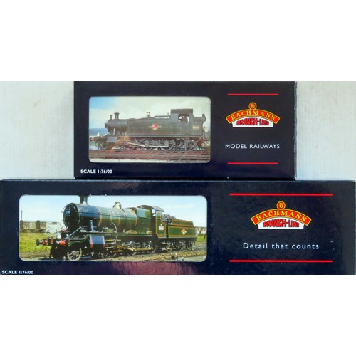 330 - BACHMANN 00 gauge GWR Locos comprising: 31-829 Class 43xx 2-6-0 Loco and Tender No. 4331 GWR lined g... 