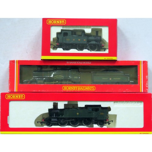 339 - HORNBY 00 gauge GWR Locos comprising: R2928 Class 61xx Tank Loco No. 5108 GWR green with GWR Shirtbu... 