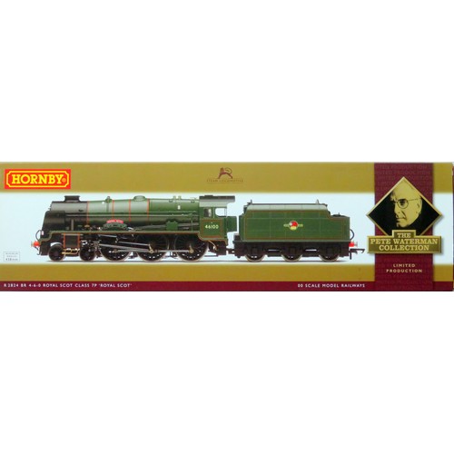 26 - HORNBY (China) 00 gauge R2824 The Pete Waterman Collection Royal Scot Class 7P 4-6-0 “Royal Scot” Lo... 