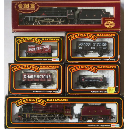 64 - MAINLINE / GMR 00 gauge Locos and Rolling Stock comprising: GMR 54120-0 Royal Scot Class 4-6-0 “Roya... 