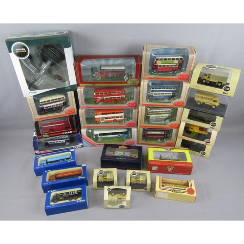 359 - EFE / OXFORD / CORGI group to include 9x EFE Buses, 3x Corgi OOC, 8x Oxford Military, Oxford 1:72 Ha... 