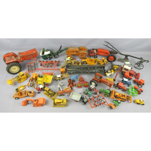 364 - FARM / CONSTRUCTION RELATED DIECAST by various manufacturers. Poor to Good Plus, unboxed.