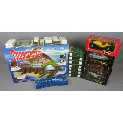 368 - MATCHBOX TOYS Thunderbirds Electronic Tracey Island, unopened with card shipper box, 6x smaller Thun... 