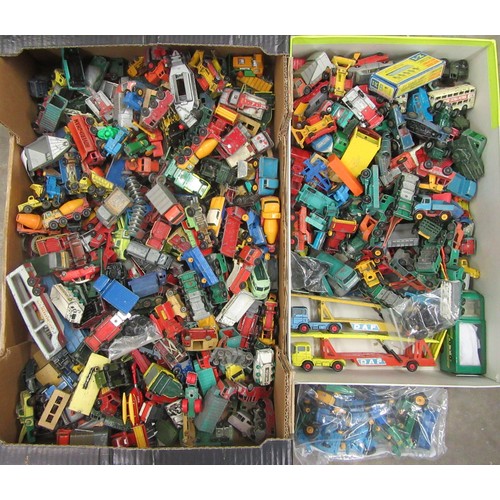 371 - MATCHBOX 1-75 SERIES REGULAR WHEELS, very large quantity of diecast vehicles in playworn condition. ... 