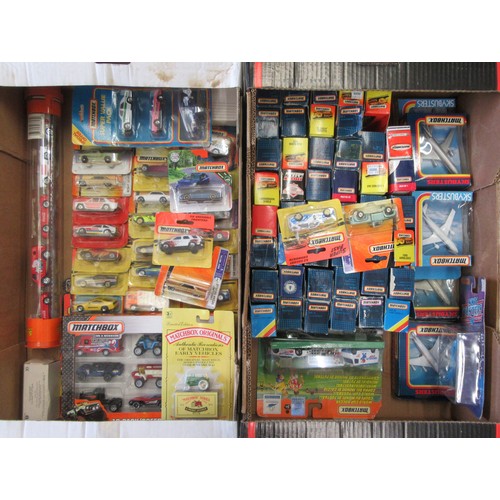 376 - MATCHBOX SUPERFAST, quantity of boxed and carded models, giftsets, Skybusters and others. Good to Mi... 