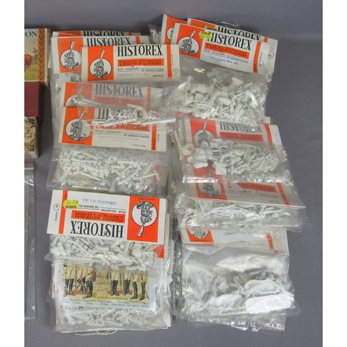 395 - HISTOREX model kits, French Napoleonic figure and others in sealed packs (60) plus 2 Greenwood & Bal... 