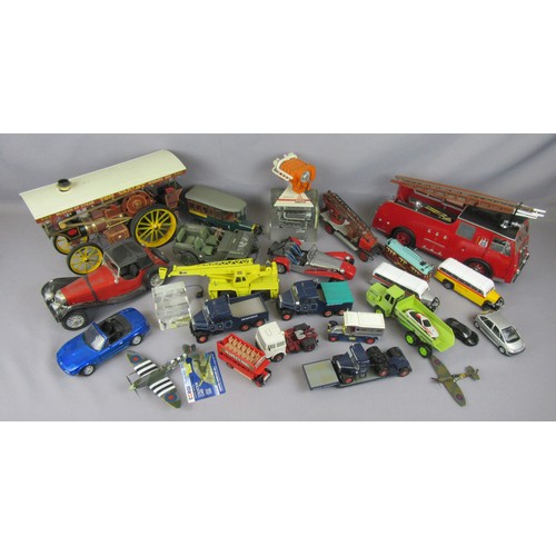 427 - UNBOXED MODELS to include Airfix Fowler Steam Engine, 1/18 Original Classics Dennis Fire Engine. Kyo... 