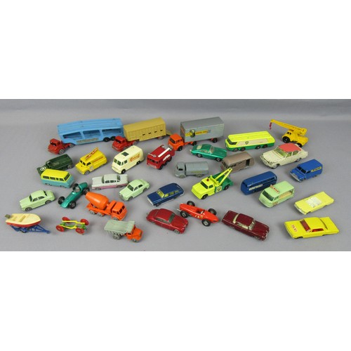 499 - MATCHBOX 1-75 Series group of unboxed vehicles to include Major and Accessory Packs, plus Corgi Ford... 