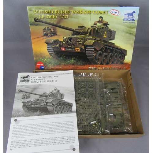 504 - ARV Club / BRONCO MODELS / TRUMPETER and others Military Model Kits. Unchecked but Appear Complete i... 