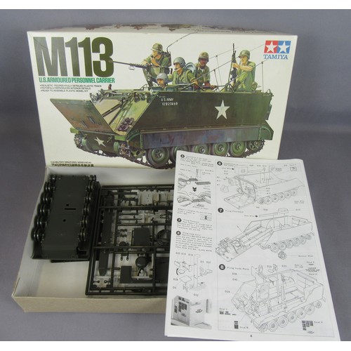 505 - ITALERI / DRAGON / TAMIYA Military Model Kits. Unbagged Parts hence unchecked for completeness. (9)