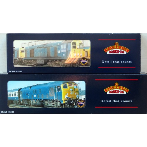 516 - BACHMANN 00 gauge BR Diesel Locos comprising: 32-426 Class 24 No. D5054 BR green, plus 32-027 Class ... 