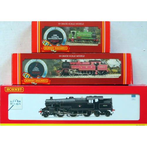 535 - HORNBY 00 gauge Locos comprising: 2-6-4 Stanier Tank Loco No. 42616 BR lined black, Class 4P 2-6-4 T... 