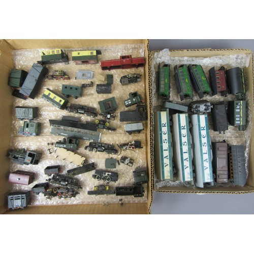 134 - HOm / HOe etc. Continental Outline Loco Chassis, Bodies, Coaches, Wagons includes Kit and Scratch-bu... 