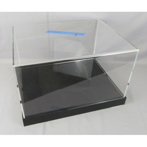 580 - DISPLAY CASE, quality made Perspex display case, 47cm x 37cm x 30cm.