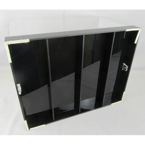 580 - DISPLAY CASE, quality made Perspex display case, 47cm x 37cm x 30cm.