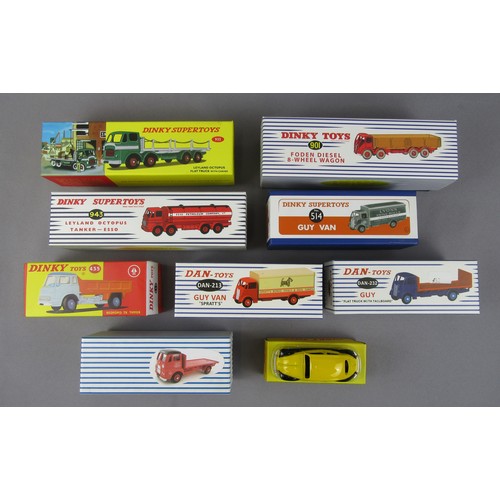 583 - ATLAS DINKY / DAN TOYS Commercials to include 901 Foden Diesel 8 Wheel Wagon, 213 Guy Van ‘Spratts’ ... 