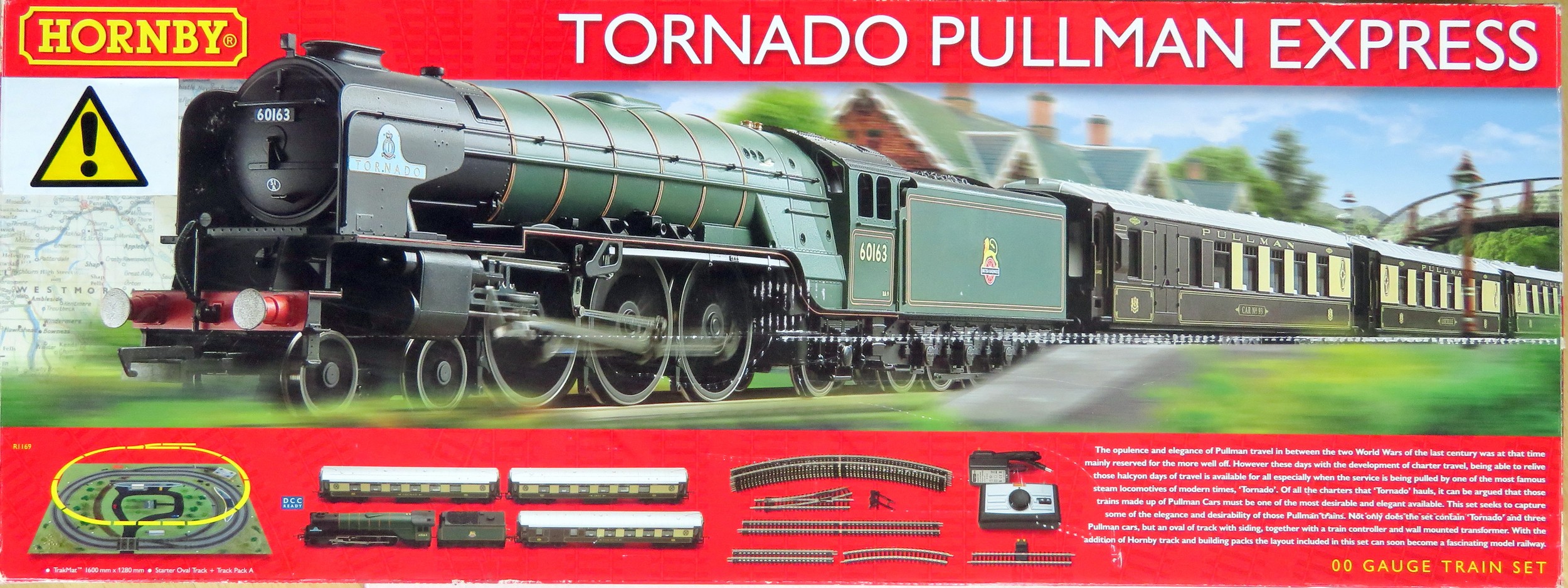 HORNBY 00 gauge R1169 “Tornado Pullman Express” Train Set containing 4