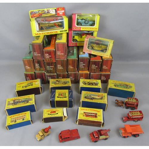 189 - MATCHBOX MODELS OF YESTERYEAR / 1-75’s to include 19x Woodgrain Box MoY, 10x boxed MOY, A-1 Accessor... 