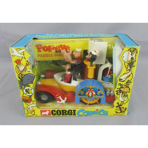 210 - CORGI TOYS 802 Popeye Paddle Wagon. Near Mint Plus in Excellent Box.