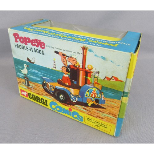 211 - CORGI TOYS 802 Popeye Paddle Wagon. Near Mint Plus in Near Mint Box.